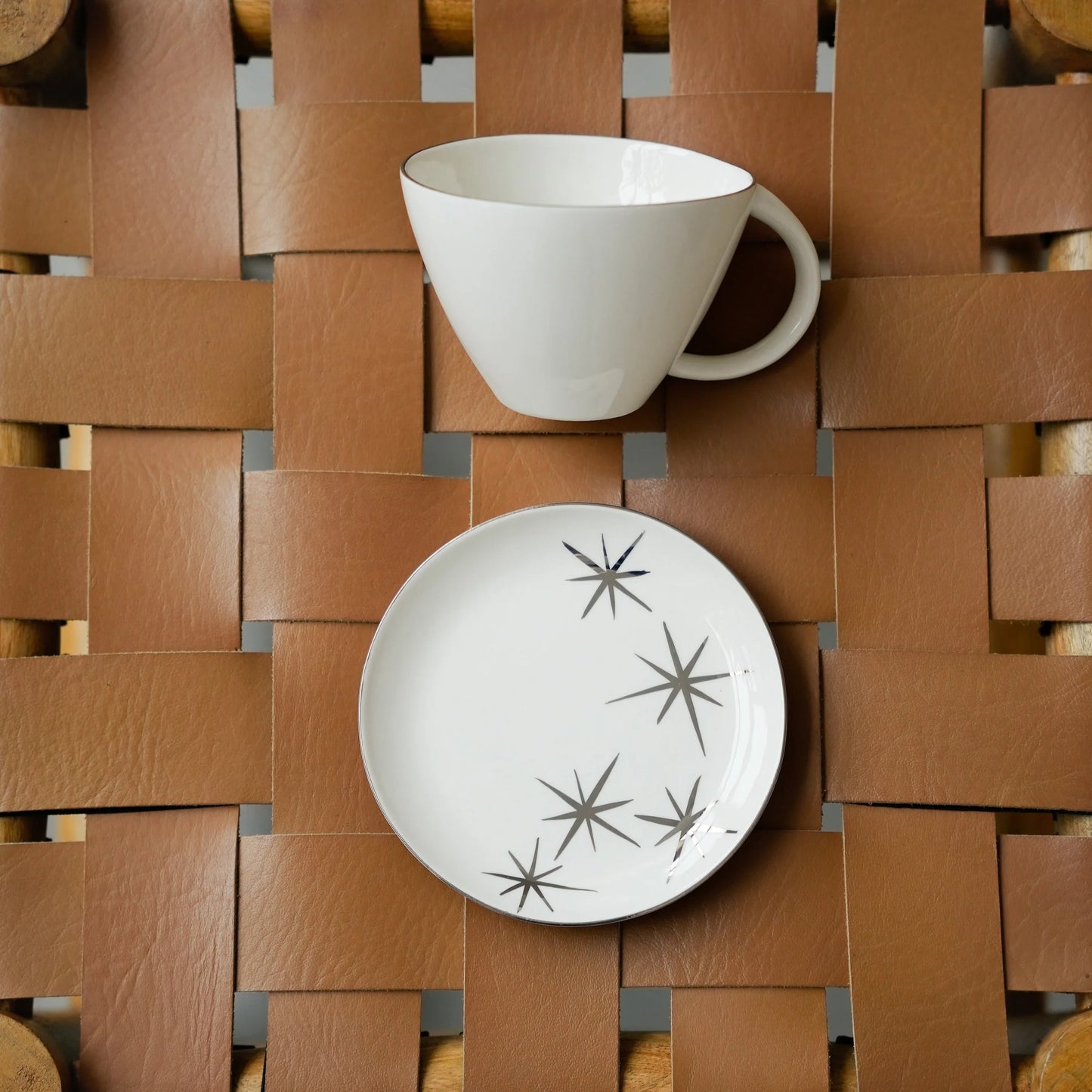 CUP AND SAURCER ALPHA PORCELAIN