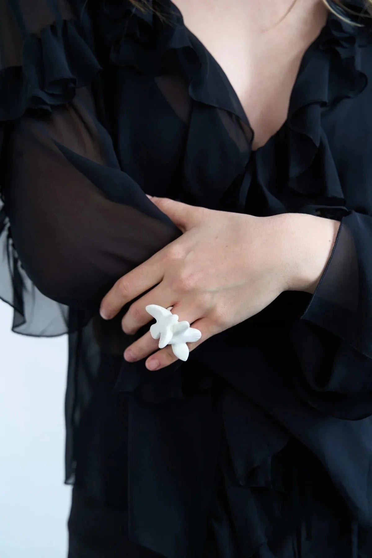 MYRNI RING WITH TWO BIRDS