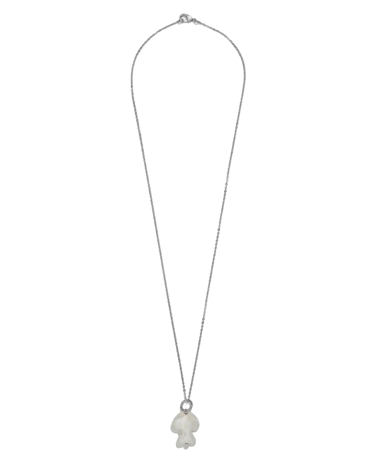 PENDANT KHVYLI WHITE FISH ON A GOLD CHAIN
