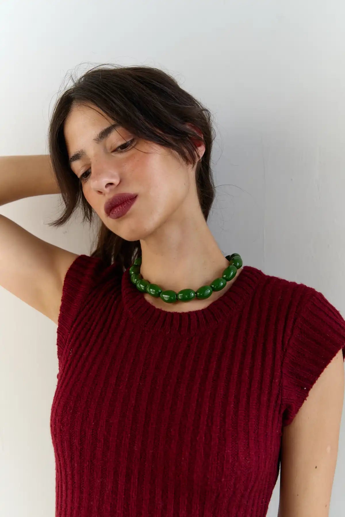 NECKLACE RESORT DARK GREEN