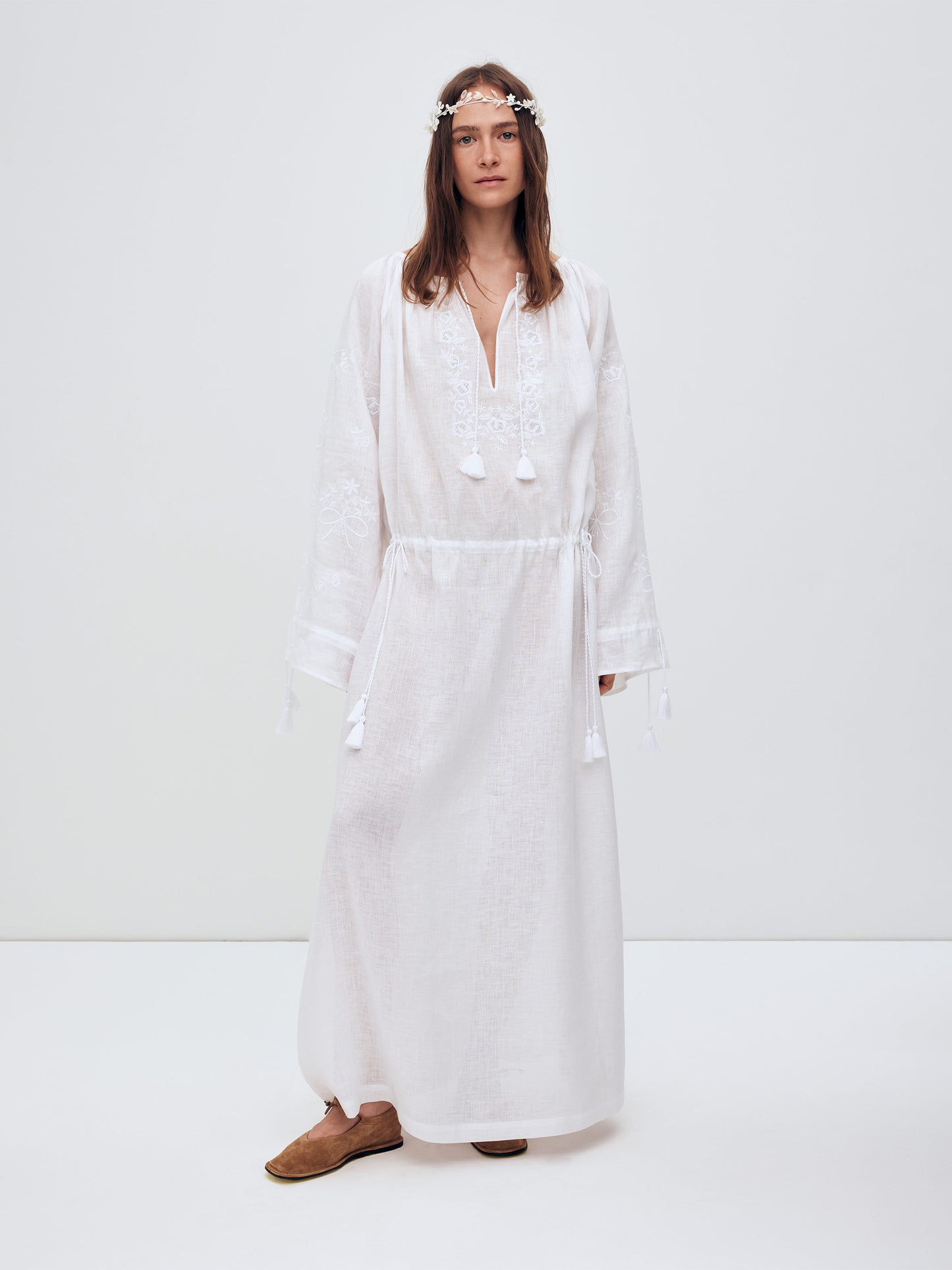 ETNODIM DRESS WITH A LOOSE CUT "LISOVA MAVKA"