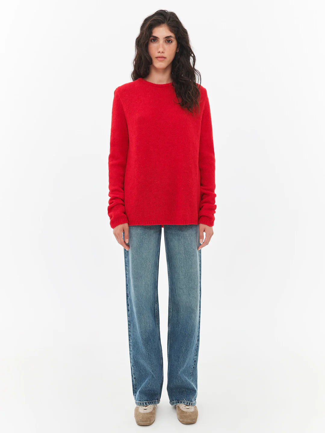 OVERSIZED SWEATER IN RED