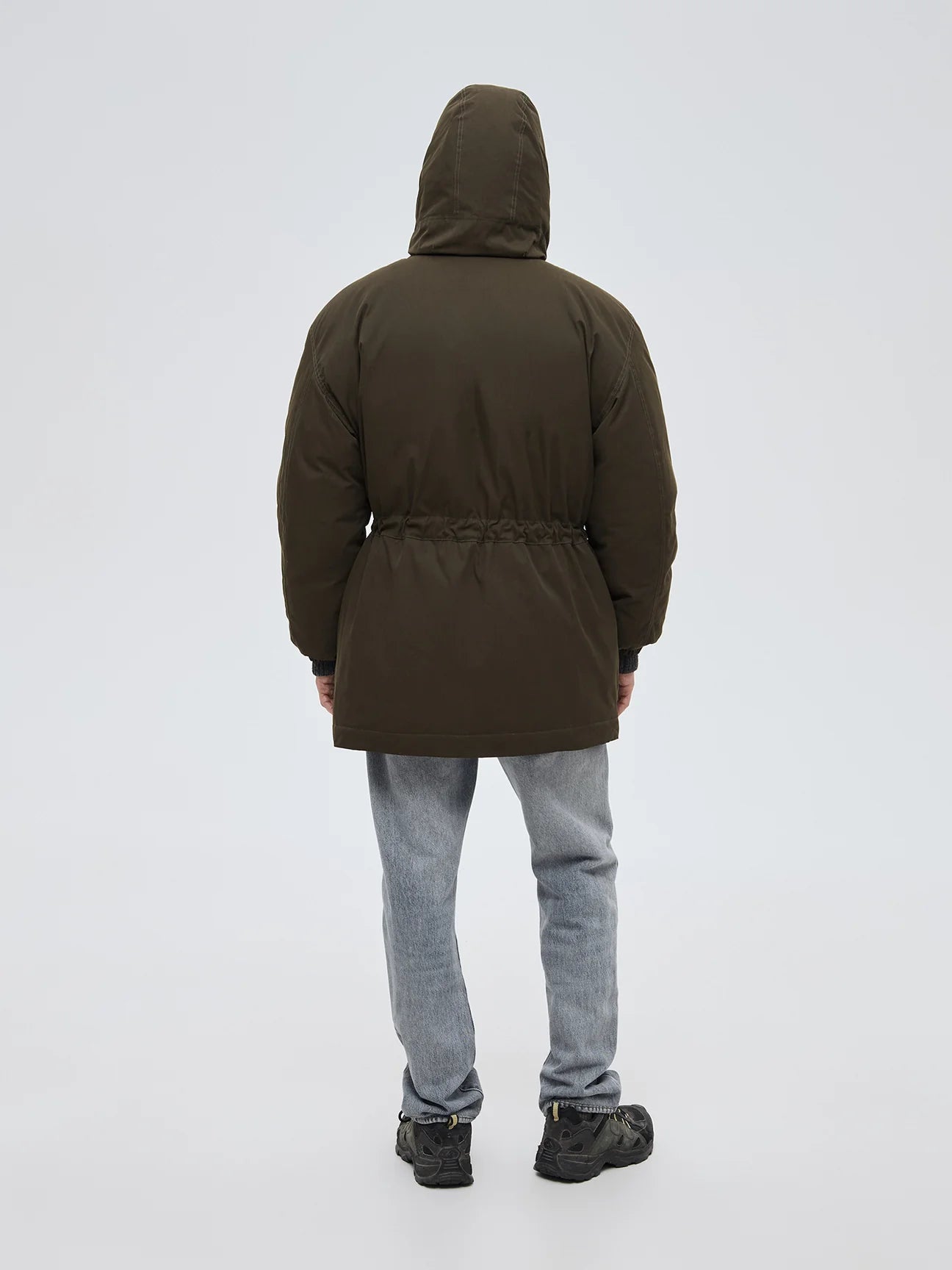 RELAXED PARKA IN KHAKI