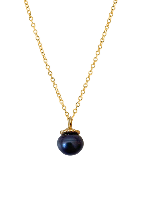GUNIA PENDANT WITH BLACK PEARL