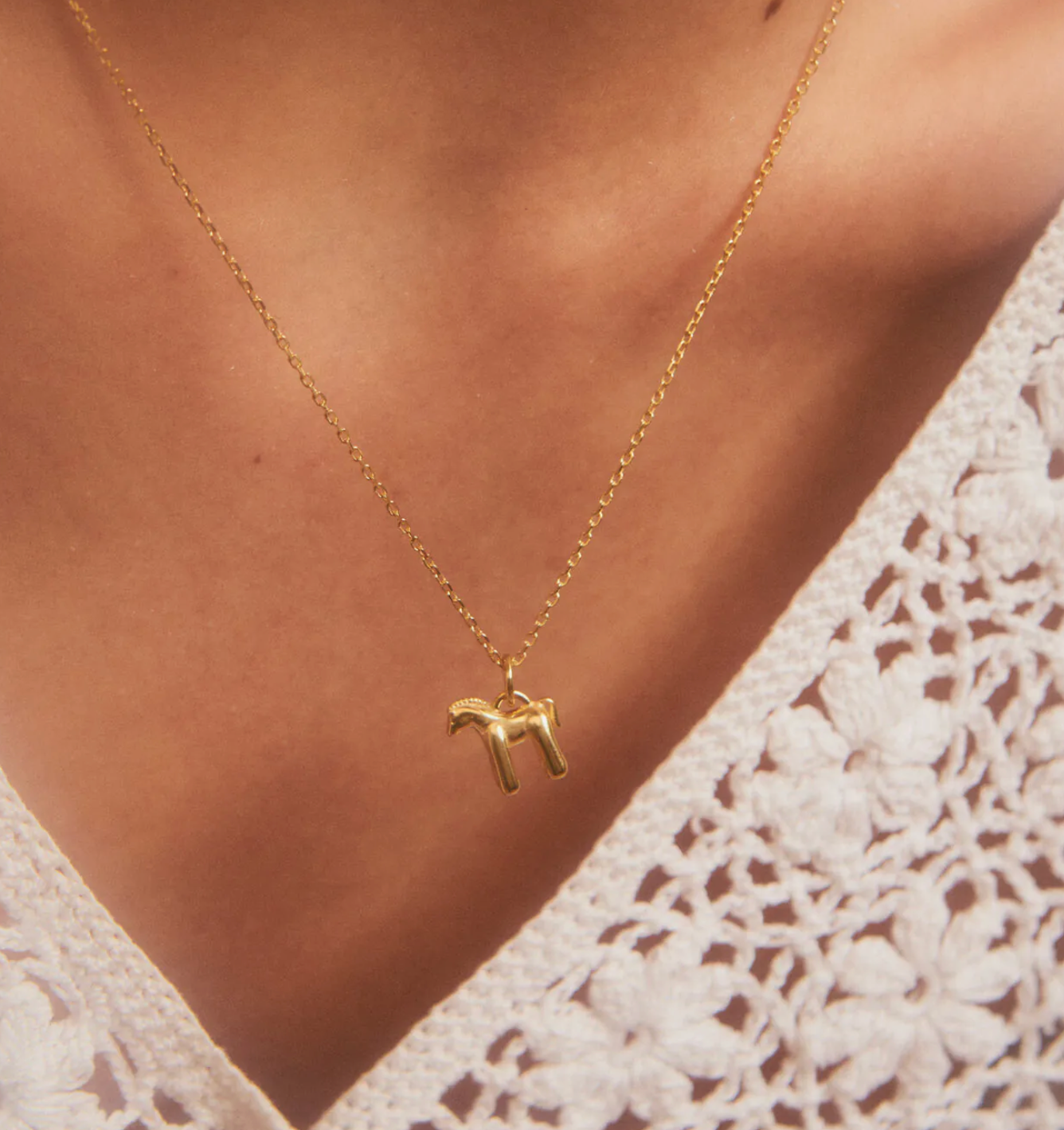 KOPI NECKLACE PONY MINI GOLD