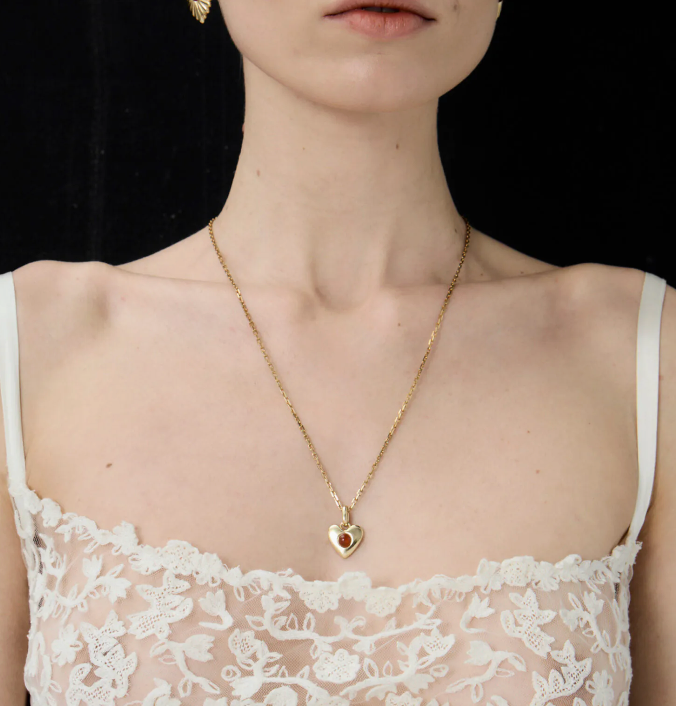 KOPI NECKLACE HEART GOLD