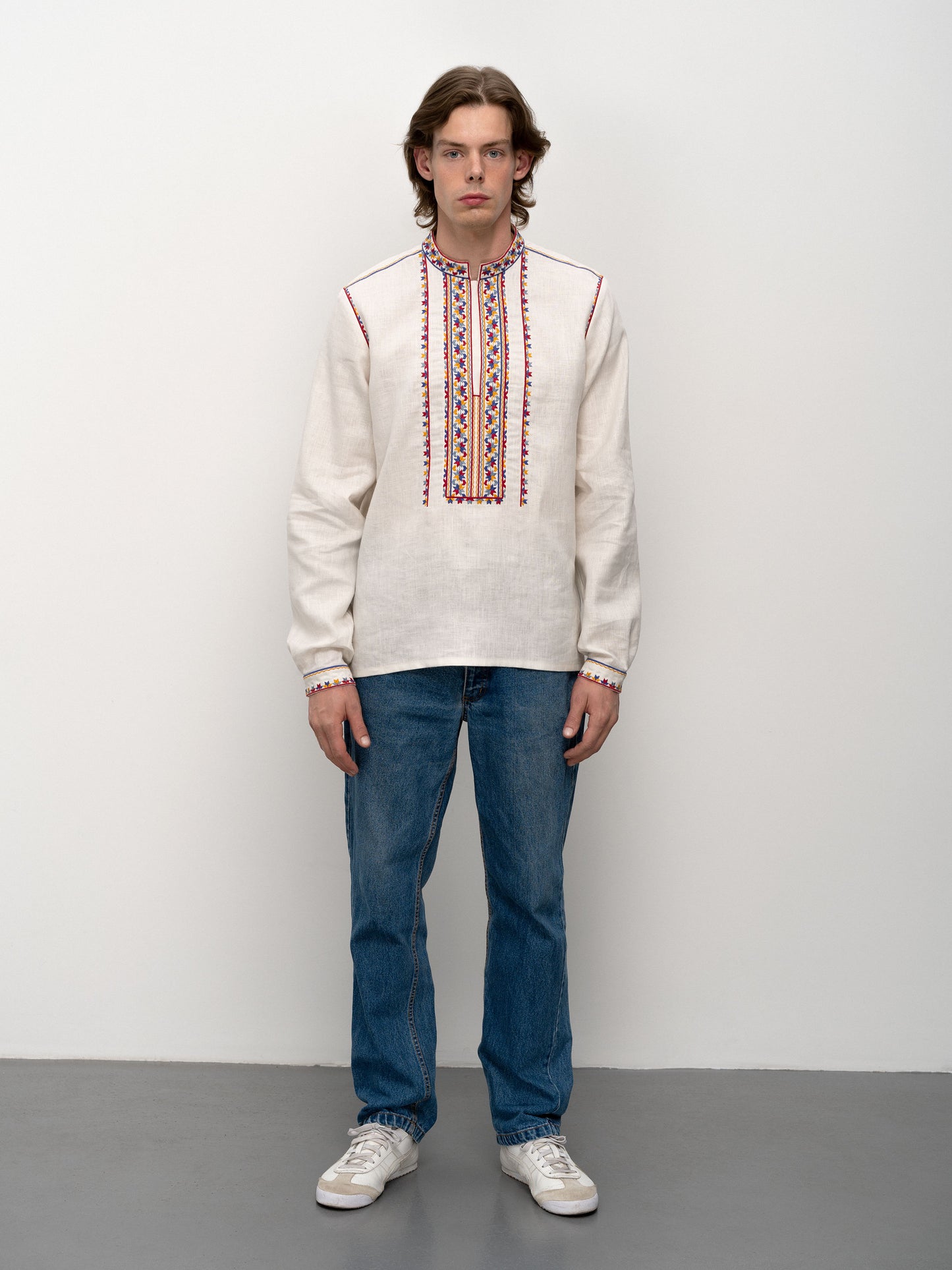 MEN'S SHIRT WITH EMBROIDERY "YAVORIVSKA"
