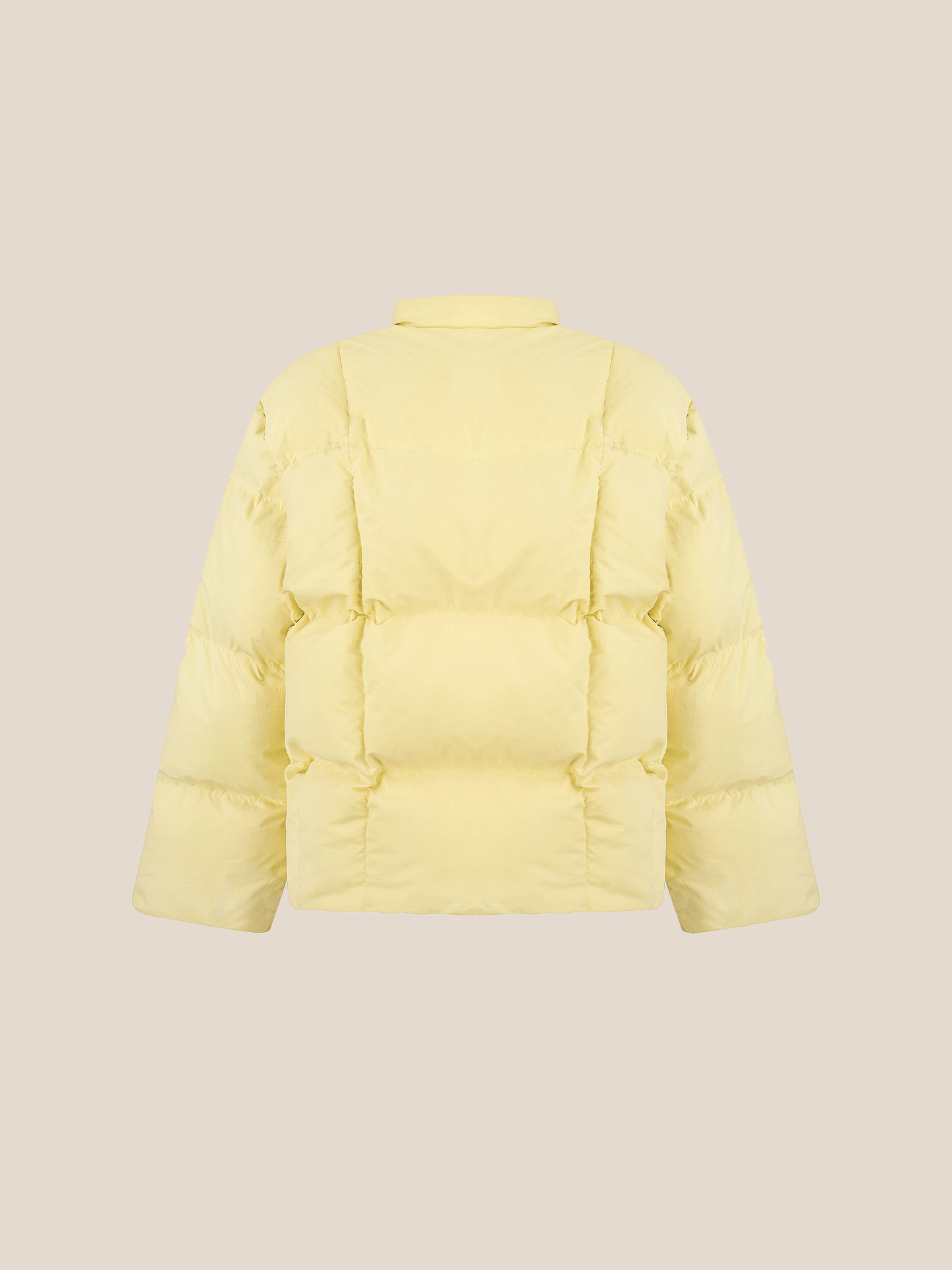 LIGHT DOWN JACKET IN SOFT YELLOW
