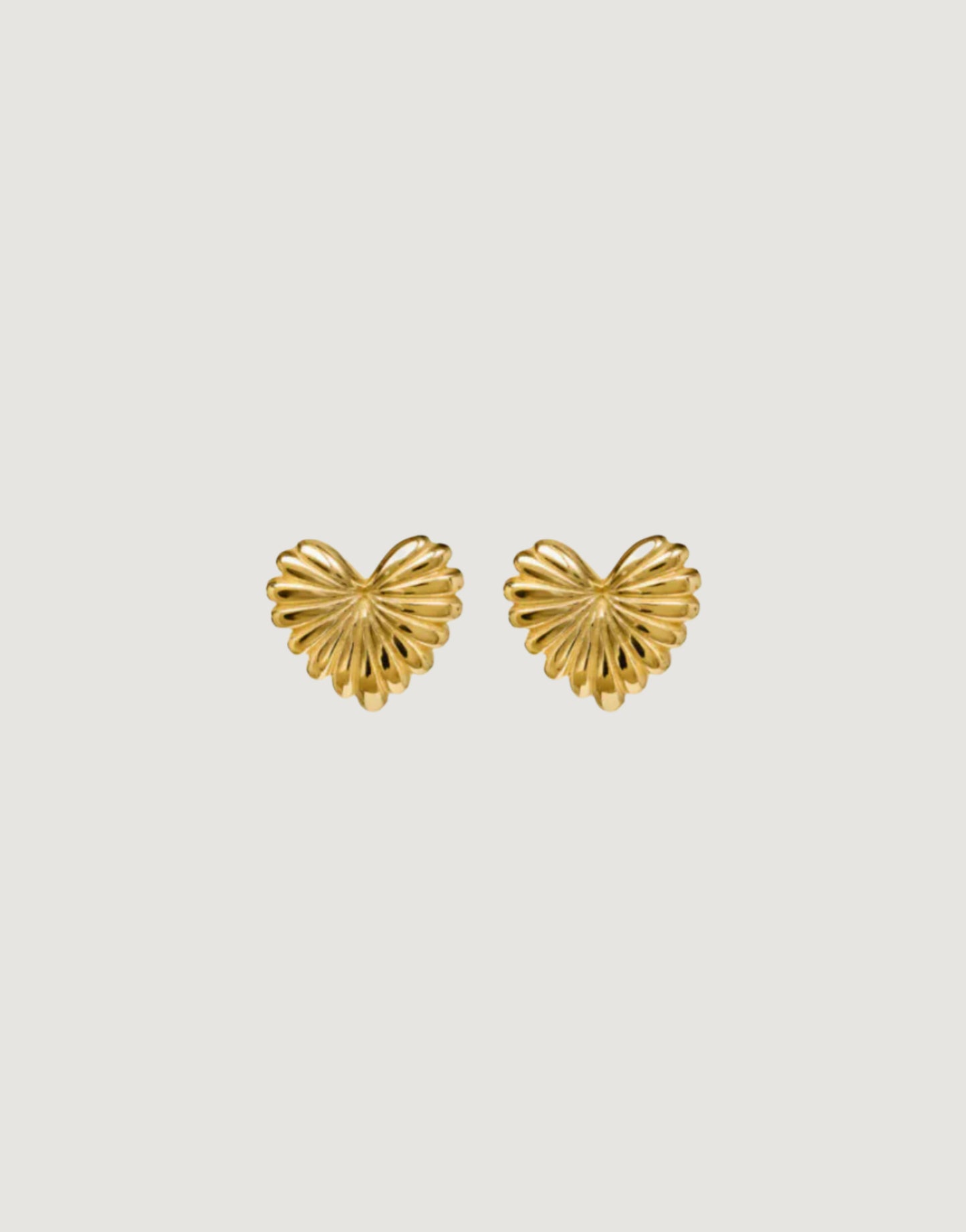 KOPI VALENTINE HEART EARRINGS GOLD