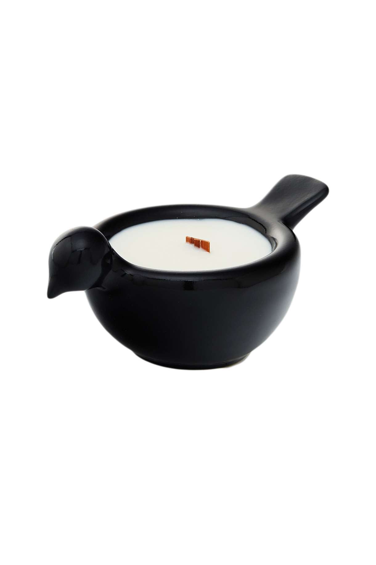 BIRD CANDLE BLACK