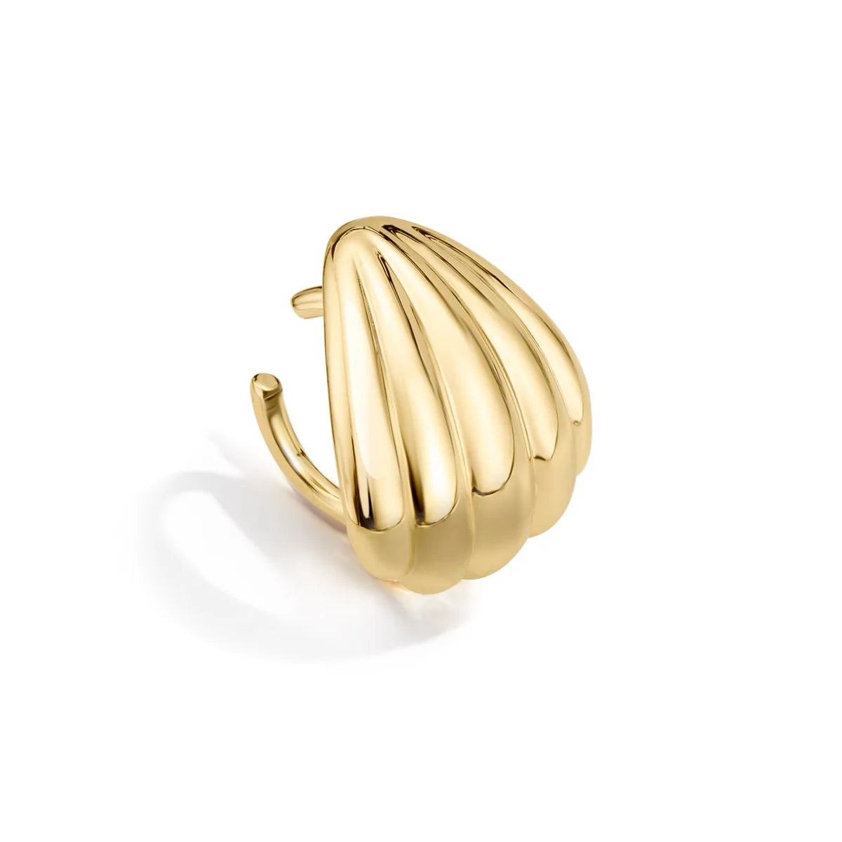 SHELL EAR CUFF GOLD