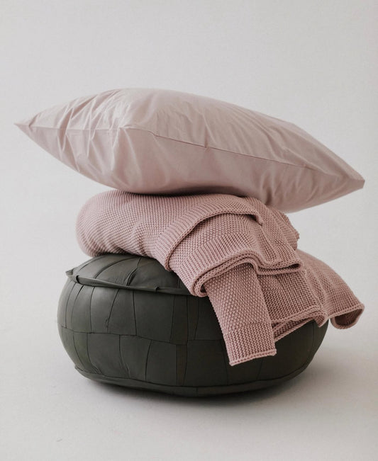 HOME ME POWDER PLAID-BEDSPREAD