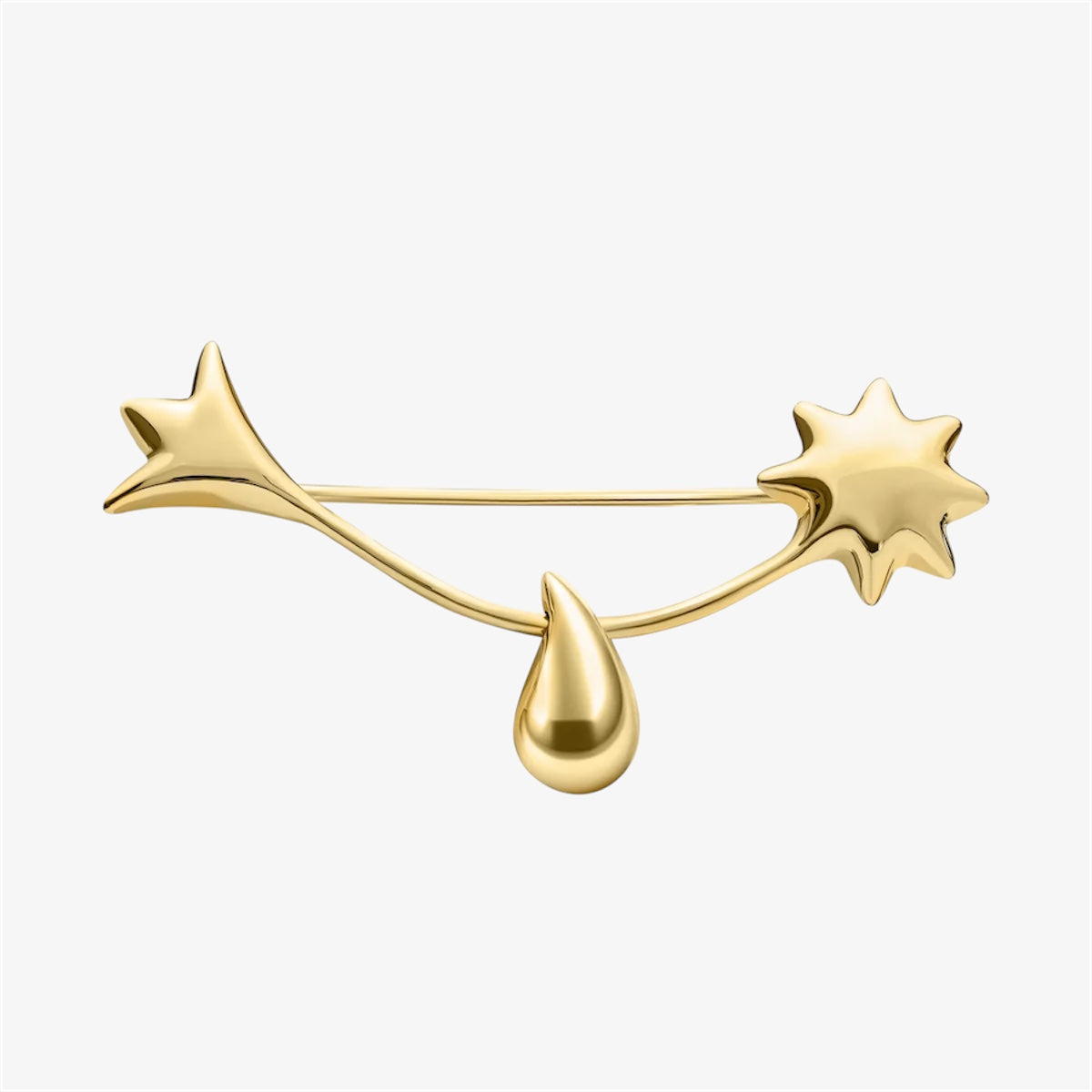 COURABIE BADEM BROOCH GOLD