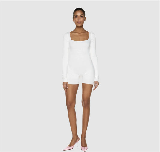 BIBLIOTHEQUE L’ANGE PLAYSUIT IVORY