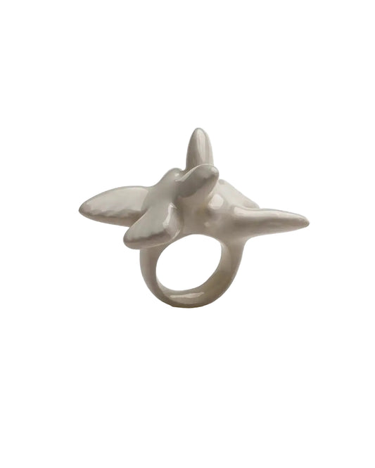 MYRNI RING WITH TWO BIRDS