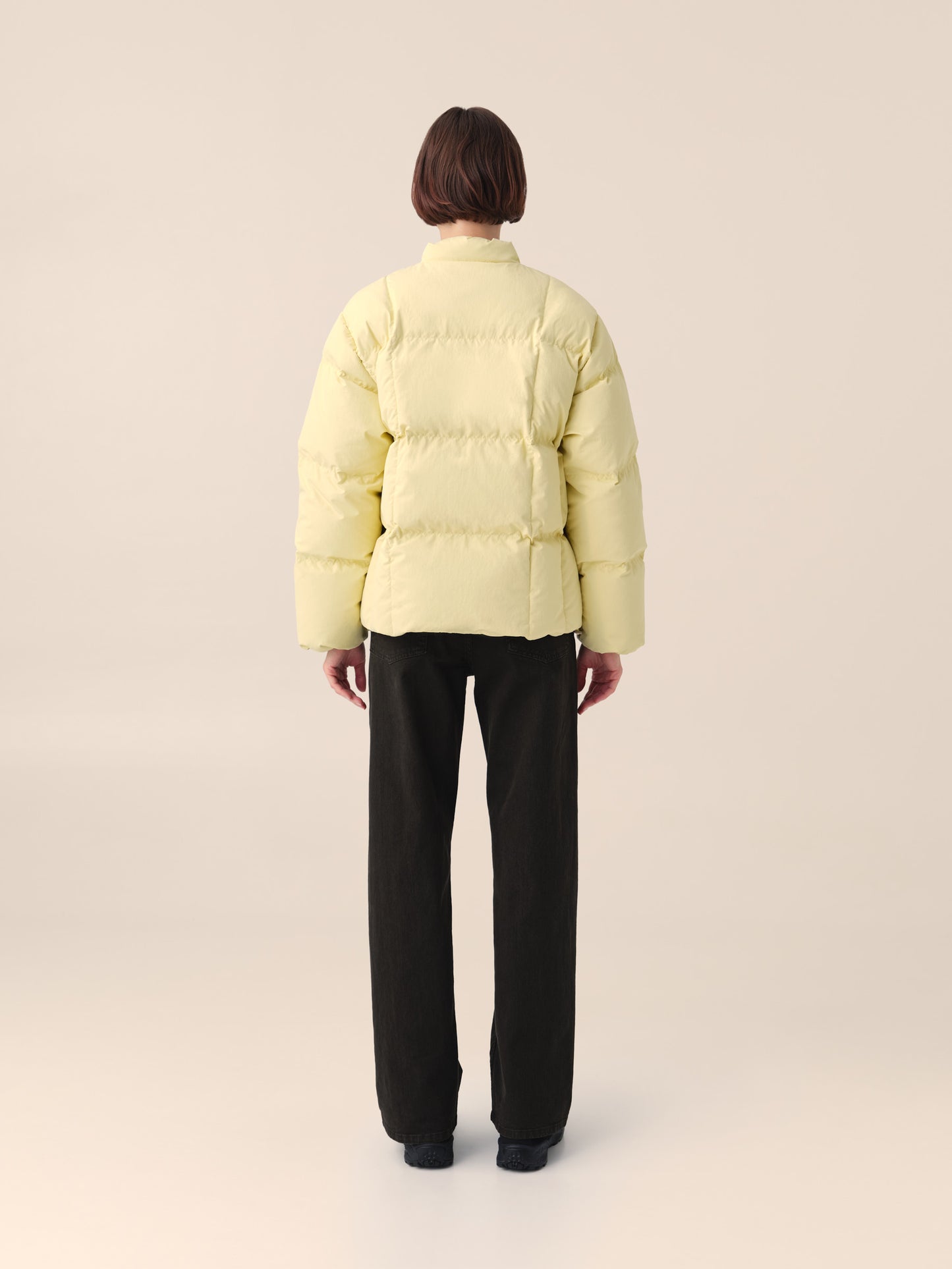 LIGHT DOWN JACKET IN SOFT YELLOW