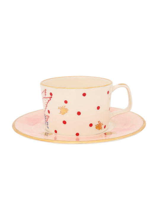 DOVE TEA CUP AND SAUCER SET