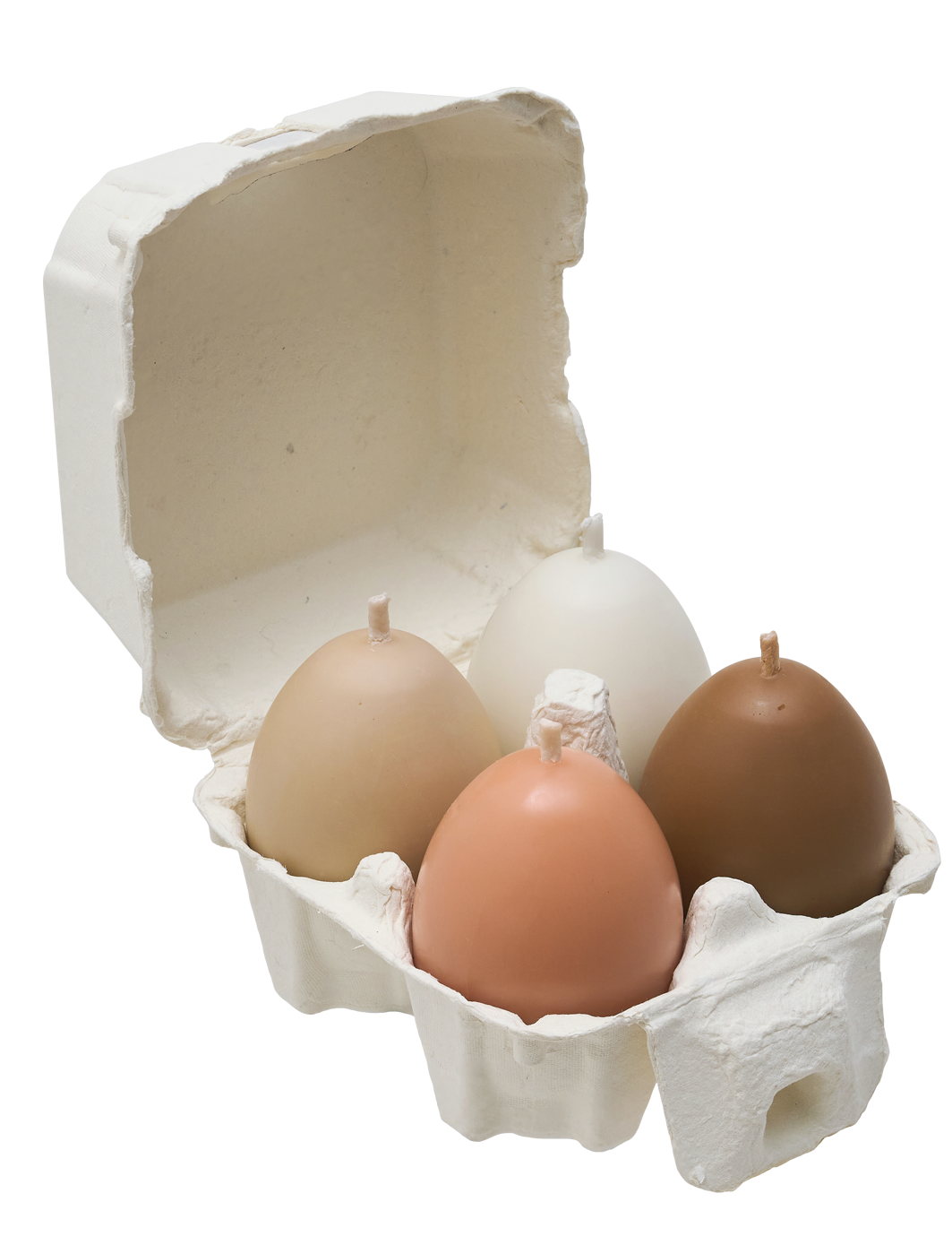 EGGS CANDLES SET 4 PIECES