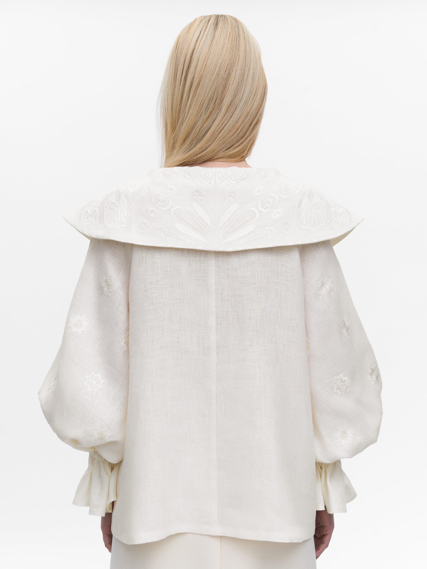 MILKY WHITE BLOUSE "LEHIT"