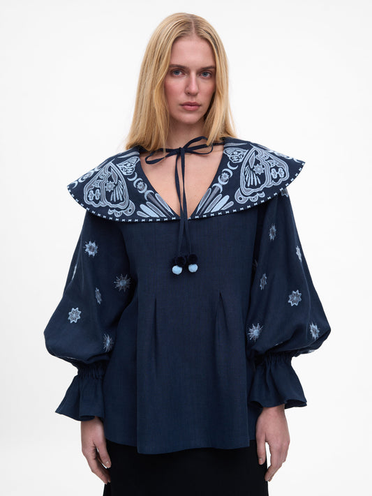 BLUE BLOUSE "LEHIT"