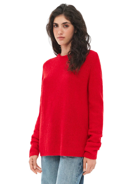 OVERSIZED SWEATER IN RED